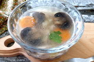 Заливное из индейки с грибами