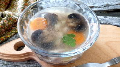 заливное из индейки с грибами