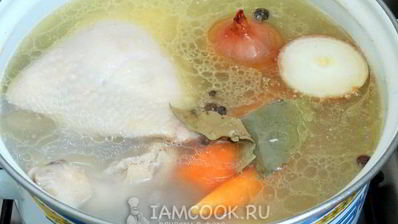 заливное из курицы с брокколи