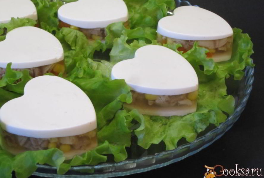 Заливное из курицы в мультиварке