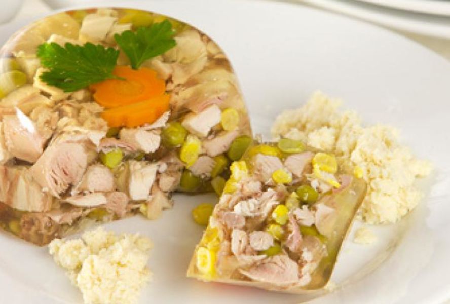 Заливное из курицы