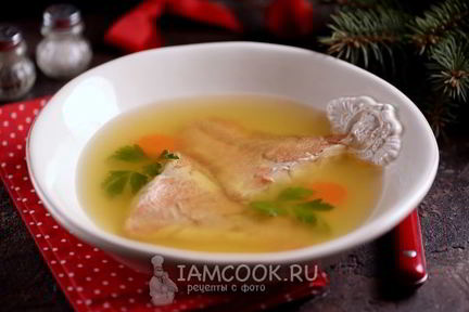 Заливное из морского окуня