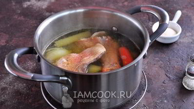 заливное из морского окуня