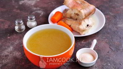 заливное из морского окуня