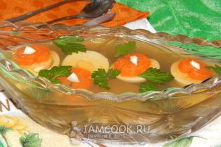 Заливное из печени