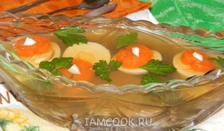 Рецепт заливного из печени