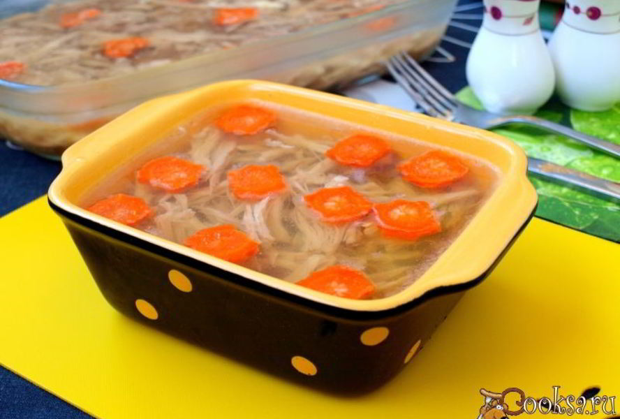 Заливное из петуха