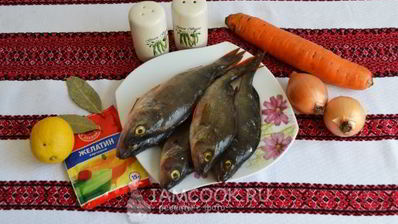 заливное из речного окуня