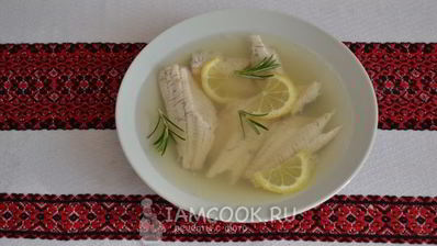 заливное из речного окуня