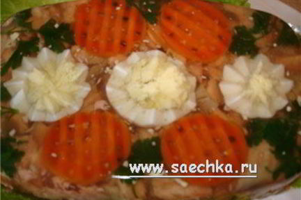 Заливное из семги