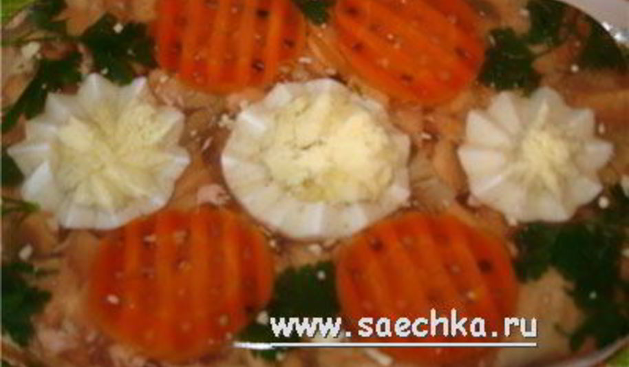 Рецепт заливного из семги