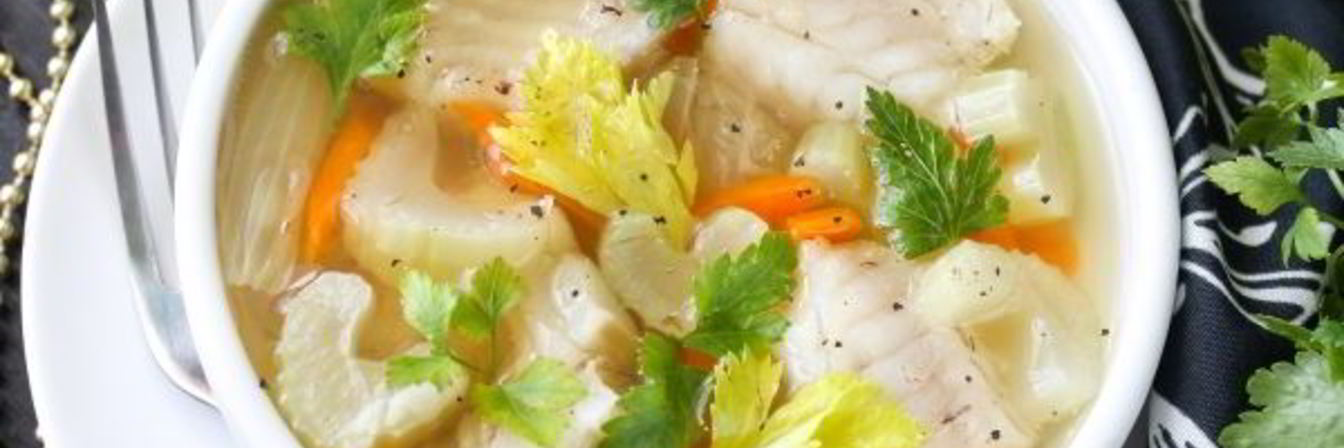 Заливное из трески с желатином