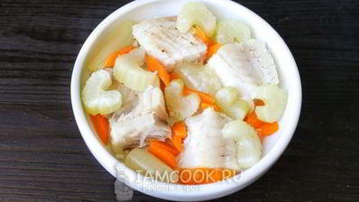 заливное из трески с желатином