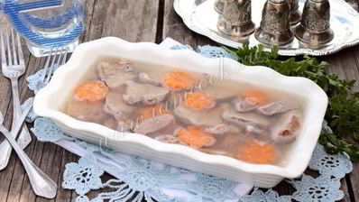 заливное из языка