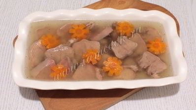 заливное из языка