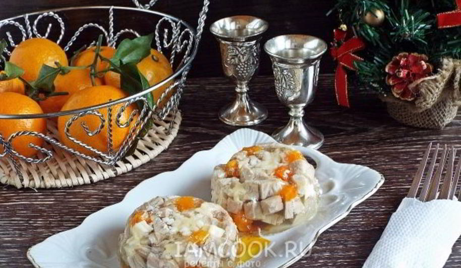 Рецепт заливного мяса порционного
