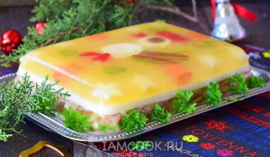 Рецепт заливного петушок