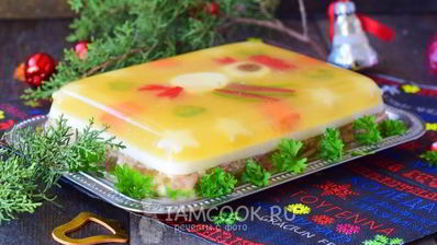 заливное петушок