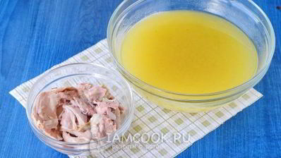 заливное петушок