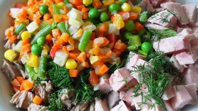 заливное праздничное трио