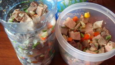 заливное праздничное трио