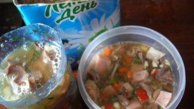 заливное праздничное трио