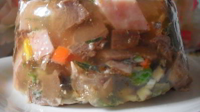 заливное праздничное трио