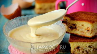 заливное тесто на кефире для пирога