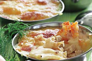 Куриный жюльен с грибами