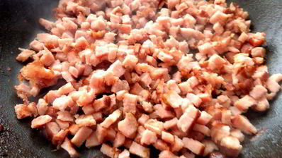 сливочный жульен с ветчиной и грибами