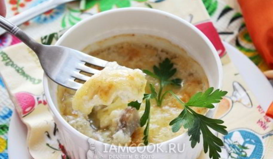 Рецепт жульена из белых грибов