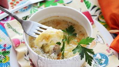 жульен из белых грибов