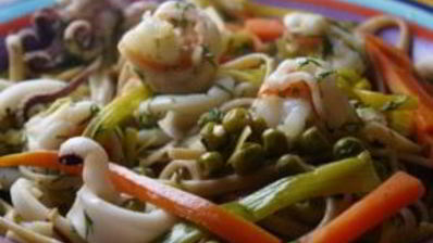 жульен из морского коктейля