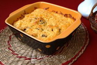 Жульен из шампиньонов