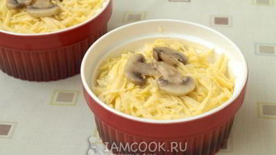 жульен с грибами и сыром