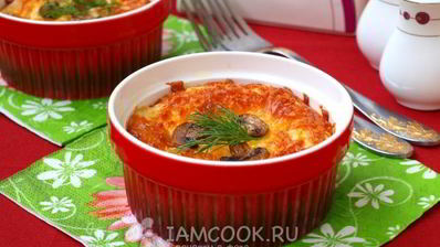 жульен с грибами и сыром