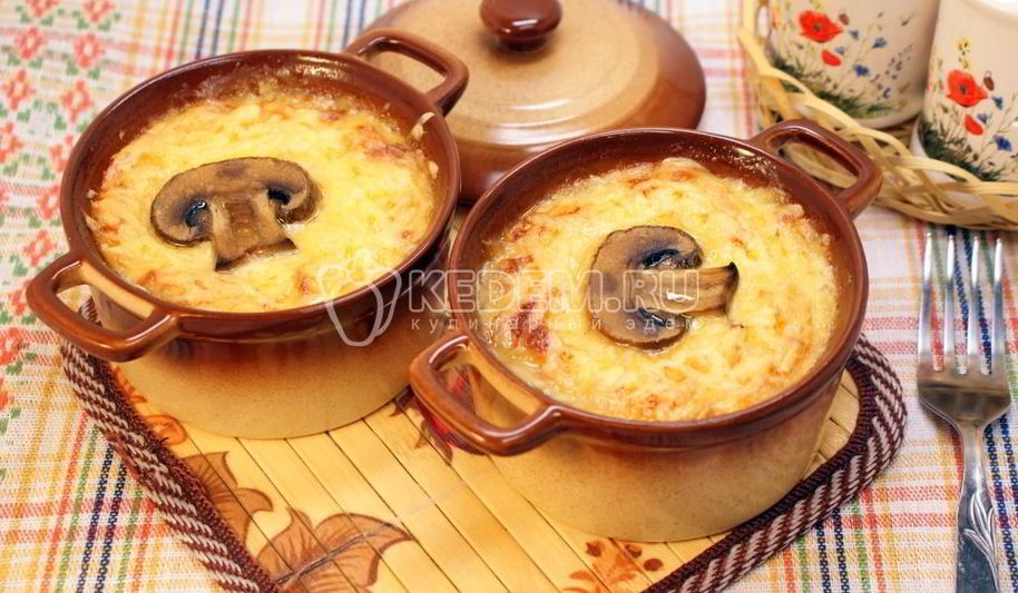 Рецепт жульена с грибами