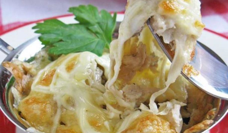 Рецепт жульена с курицей и грибами