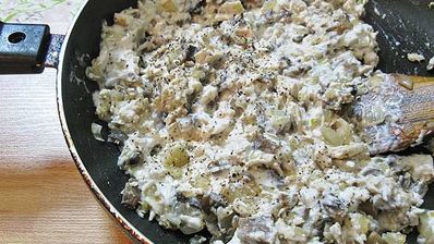 жульен с курицей и грибами