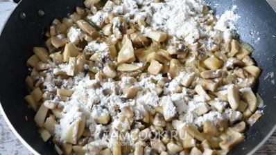 жульен с курицей и шампиньонами в духовке