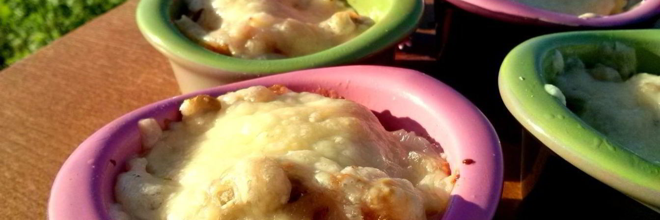 Жульен с шампиньонами