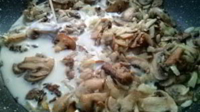 жульен с шампиньонами