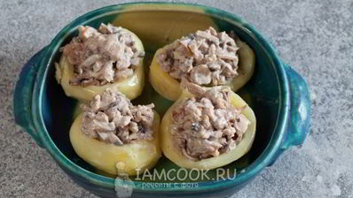 жульен в картофеле