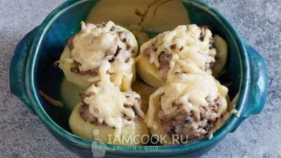 жульен в картофеле