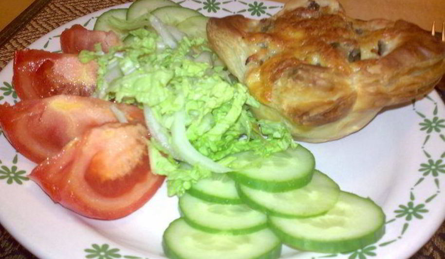 Рецепт жульена в слоеной корзиночке