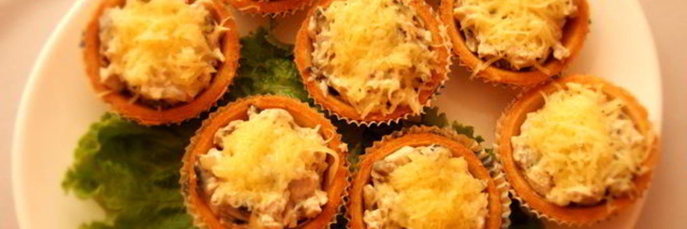 Жульен в тарталетках