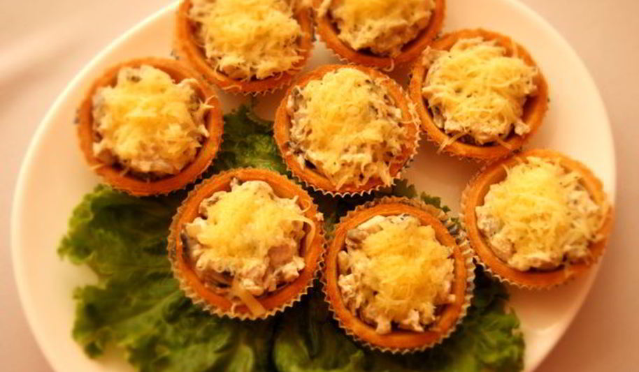 Рецепт жульена в тарталетках