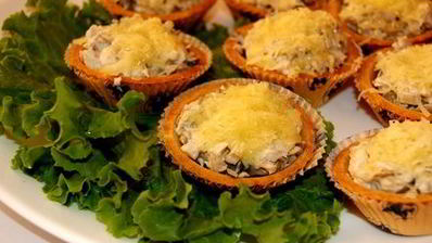 жульен в тарталетках