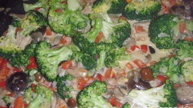 жюльен из брокколи и грибов