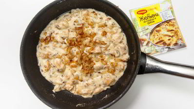 жюльен из курицы и грибов